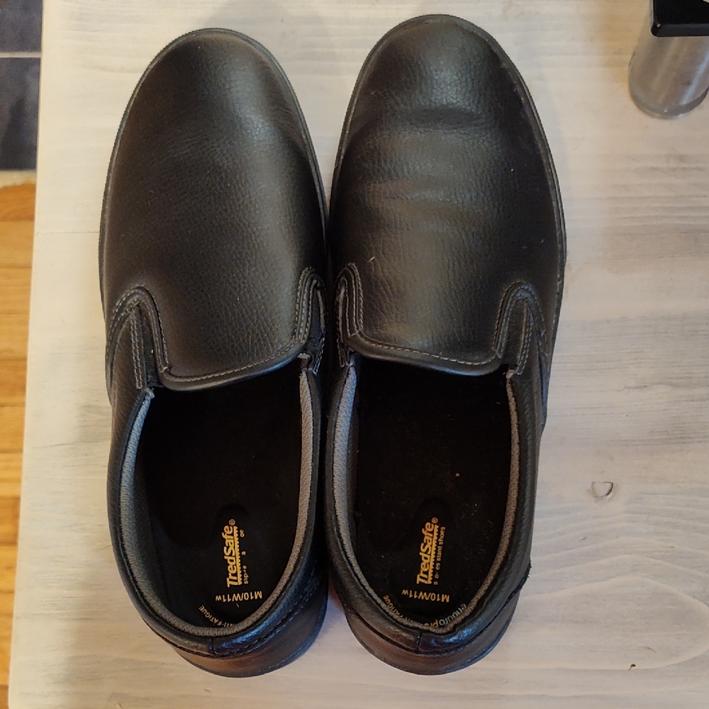 Black Slip-On Mens Loafers
